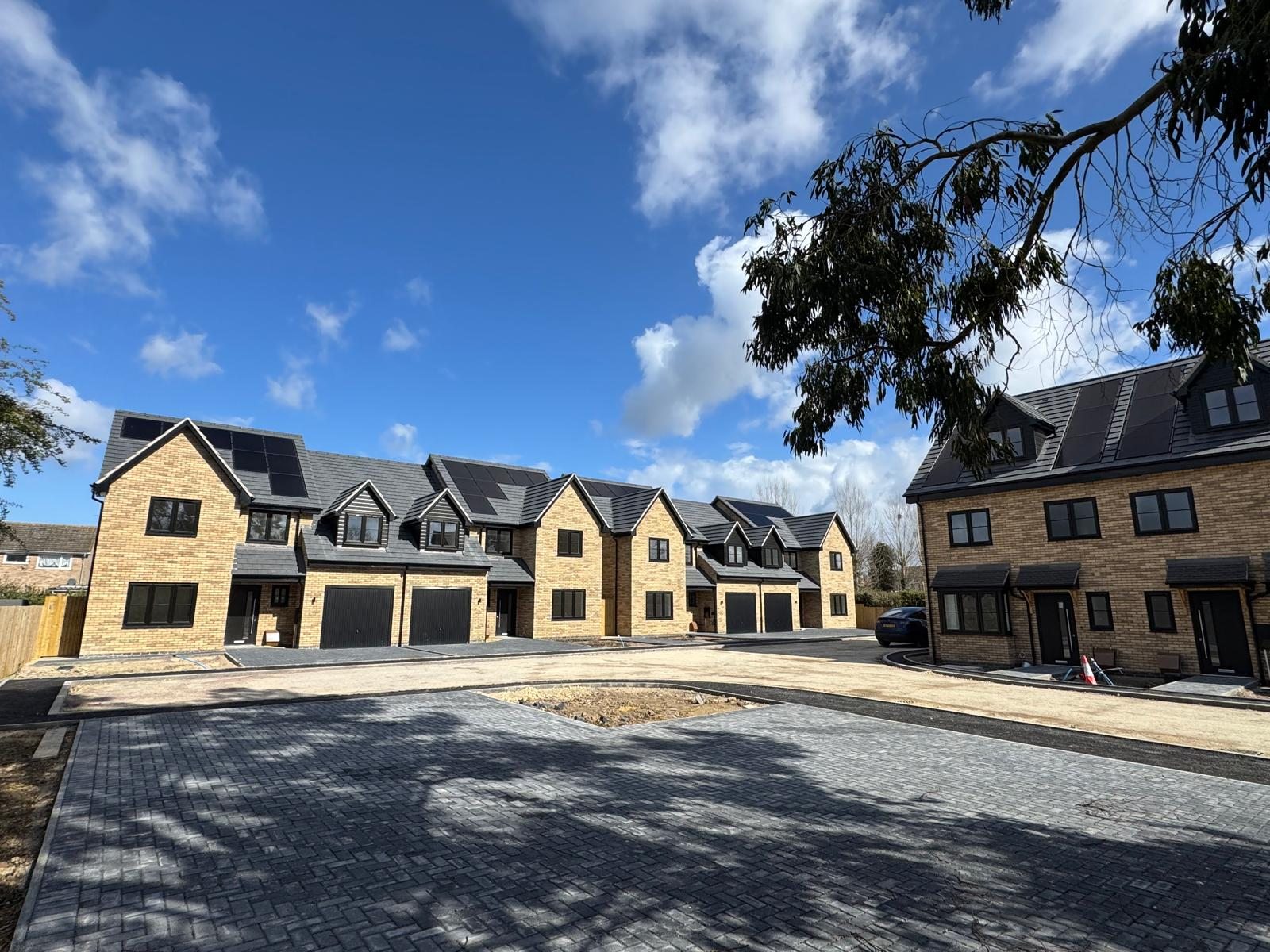 Completed homes at Whittlesey Gate